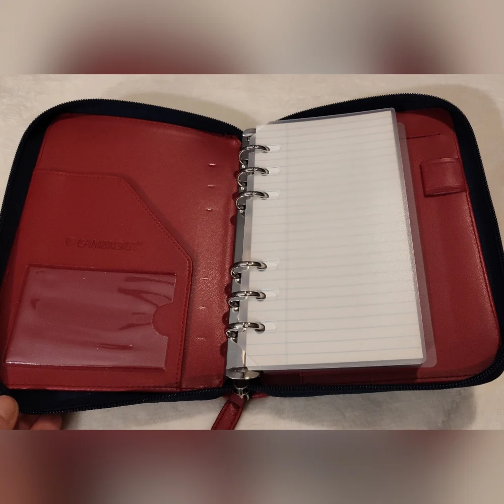 Vintage! Cambridge Zippered Planner